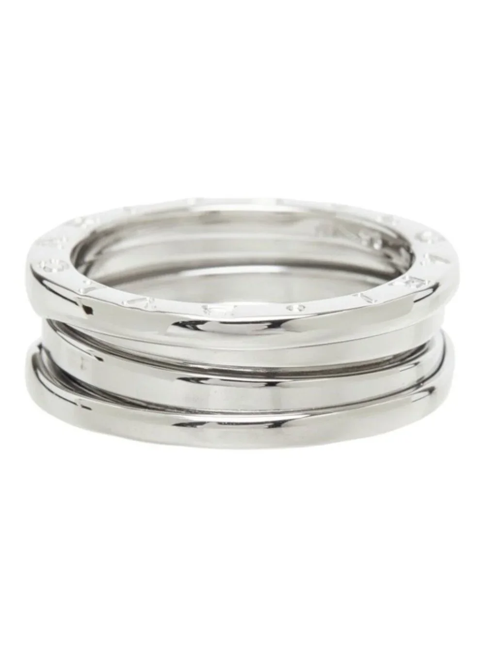 Bvlgari B.zero1 Band Ring 56 18k White Gold